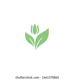 tulip icon vector sign isolated for graphic and web design. tulip symbol template color editable on white background.