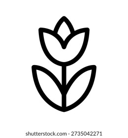 Tulip Icon Vector Symbol Design Illustration