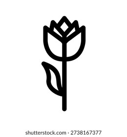 Tulip Icon Vector Symbol Design Illustration