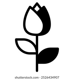 Tulpensymbol für Web, App, Infografik usw.