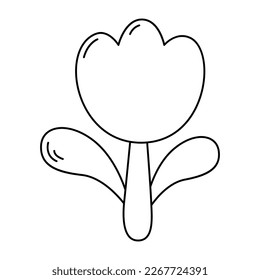 Icono Tulip lineal. ilustración vectorial.