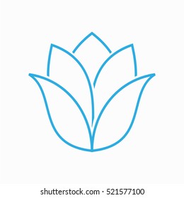 Tulip logo design, flower logo design