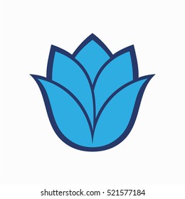 Tulip logo design, flower logo design