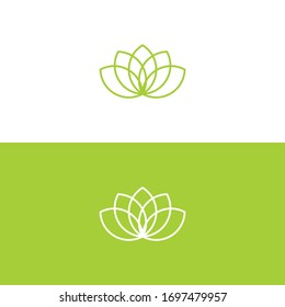 tulip logo design template vector eps