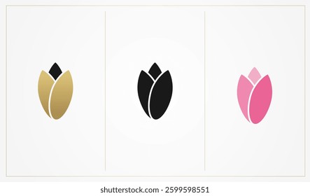 tulip logo, icon and symbol vector illustration