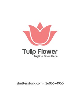 Tulip Logo and Icon Vector Template