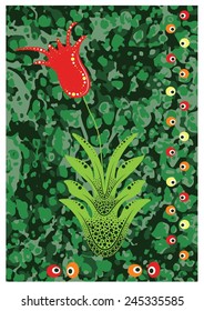 tulip marbling