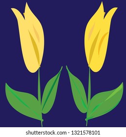 tulip pattern can be used in textiles