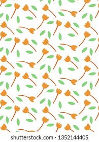 tulip pattern vector background
