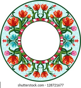 tulip / round frame