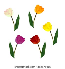 Tulip set art