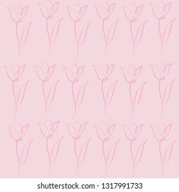 Tulip spring pattern