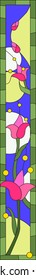 tulip / Stained glass window