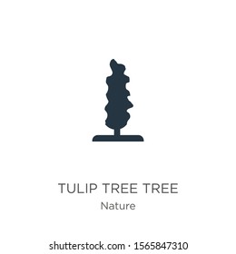 Tulip tree tree icon vector. Trendy flat tulip tree tree icon from nature collection isolated on white background. Vector illustration can be used for web and mobile graphic design, logo, eps10