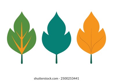 Tulip Tree Leaf Color Art Detailed Botanical Illustration for Leaf Enthusiasts
