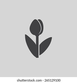 Tulip vector icon 