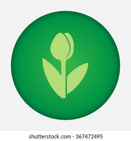 Tulip vector icon