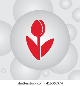 Tulip vector icon