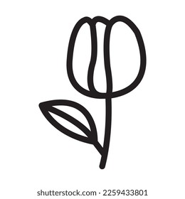 Tulip-Vektorgrafik-Symboldesign