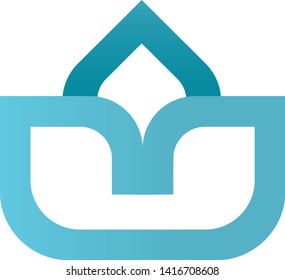  tulip vector logo  on the white background