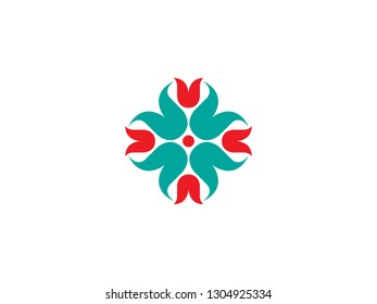 Tulip vector symbol design