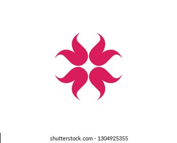 Tulip vector symbol design