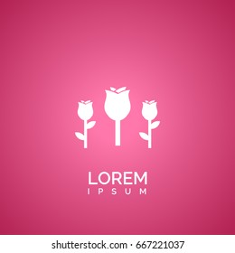 tulips flower icon
