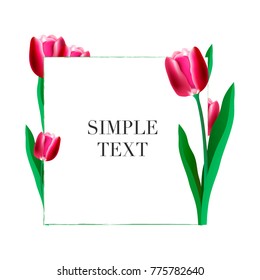 tulips gift card for mothers day