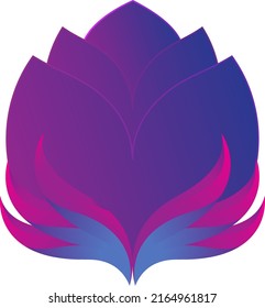 Tulips icon logo vector, 
flower simple logo