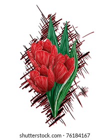 tulips illustration