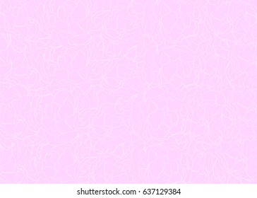 Tulips petals outline background on pink rectangular composition.