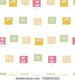 Tulips in Poses with geometrics (1026)