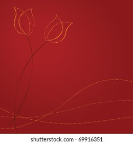 Tulips - red hot