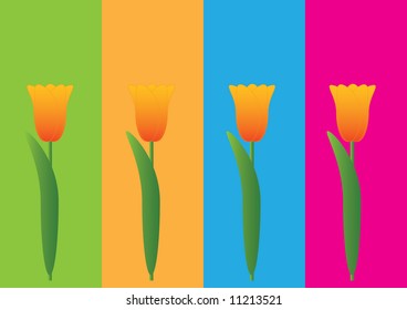 Tulips Vector