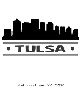 Línea aérea de Tulsa Silhouette