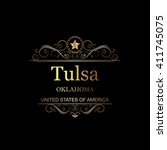 Tulsa,Oklahoma.Vintage frame.