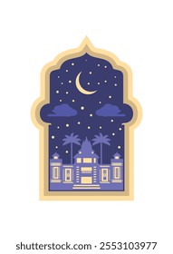tulsi manas temple night scene isolated