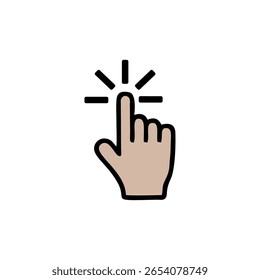tumb up like icon  on white background