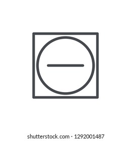 Tumble dry icon isolated on white background. Laundry symbol modern, simple, vector, icon for website design, mobile app, ui. Vector Illustration