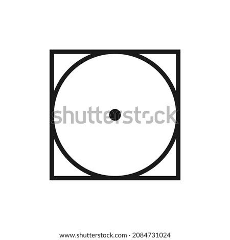 Tumble dry low heat icon, vector illustration, flat design