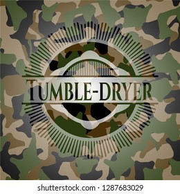 Tumble-dryer camo emblem