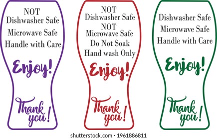 Tumbler Care Card - Care Card design