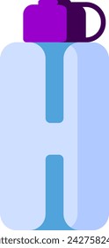 Tumbler Letter Alphabet Vector Illustration