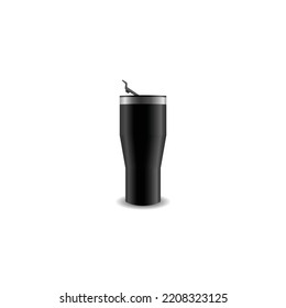 Tumbler mockup vector art and graphics