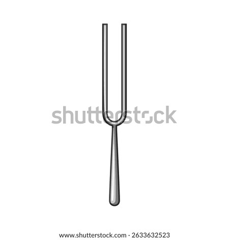 tumbler tuning fork cartoon. stemware bordeaux, chardonnay merlot, pinot cabernet tumbler tuning fork sign. isolated symbol vector illustration
