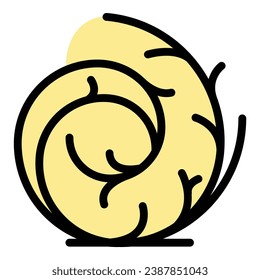 Tumbleweed ball icon outline vector. Tumble weed. Western desert color flat