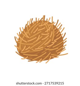 Tumbleweed, Salvaje oeste. Clipart de Vector plano, ilustración con fondo aislado.