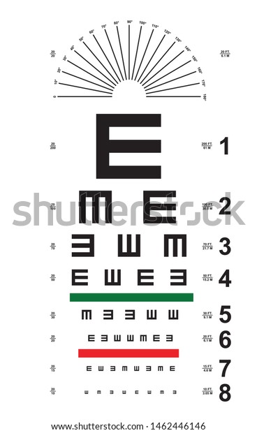 Tumbling E Vision Chart