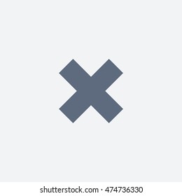 Tumblr close or delete icon vector, Button, EPS, UI, Web, Symbol, Logo, thin, element, social media user interface sign, image, flat, illustration, graphic, 2016