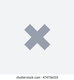 Tumblr close or delete icon vector, Button, EPS, UI, Web, Symbol, Logo, thin, element, social media user interface sign, image, flat, illustration, graphic, 2016